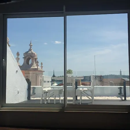 A Terrace On A Topfloor With A View