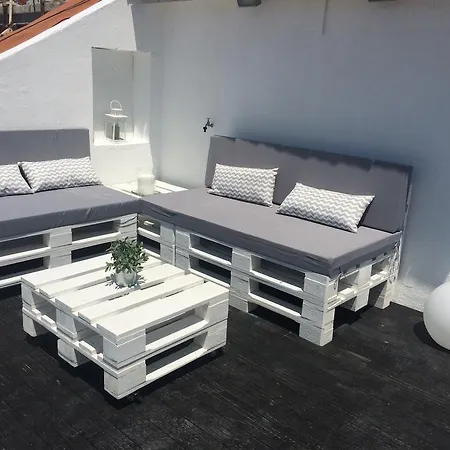 A Terrace On A Topfloor With A View