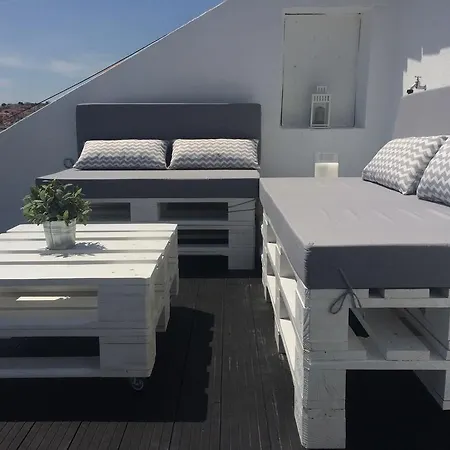A Terrace On A Topfloor With A View Apartment Lisbon